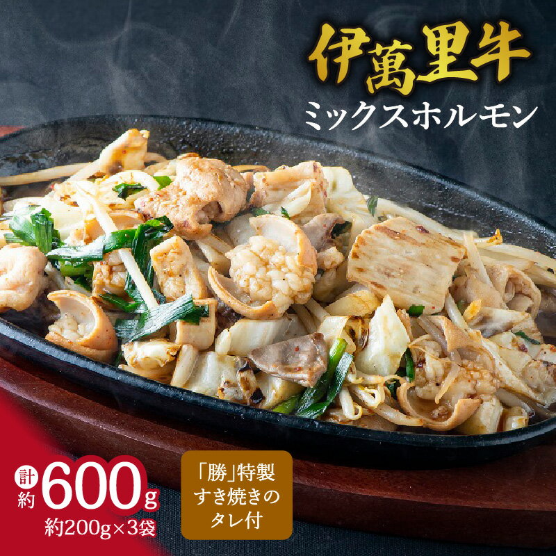 伊万里牛ミックスホルモン 約600g ホルモンたれ付