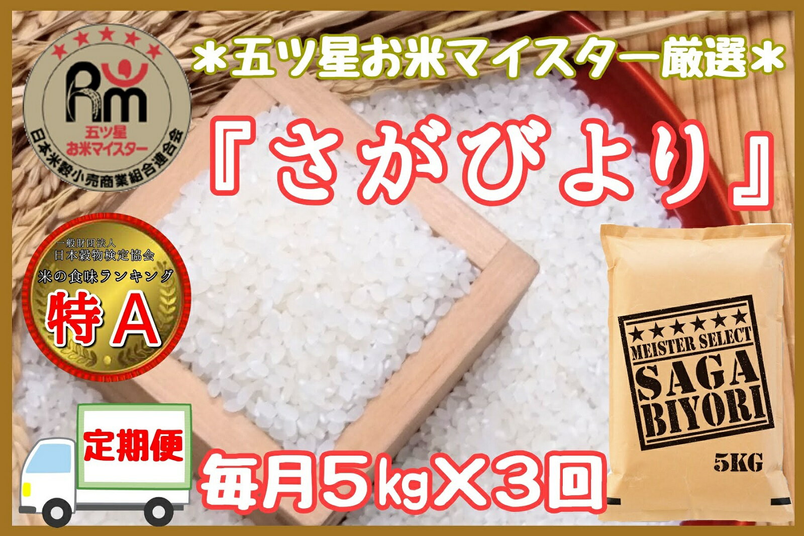 50 Off ふるさと納税 B171 定期便 さがびより 白米 5kg ３回 マイスターセレクト 安いそれに目立つ Pornmate Org