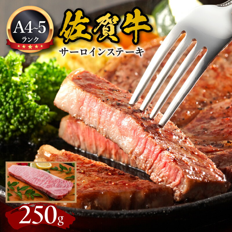 A5 A4佐賀牛サーロインステーキ 250g