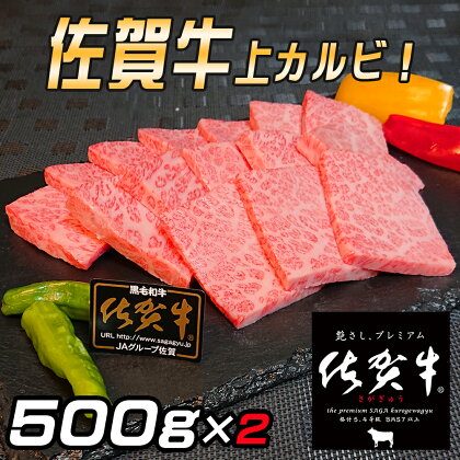 佐賀牛　上カルビセット1Kg J780