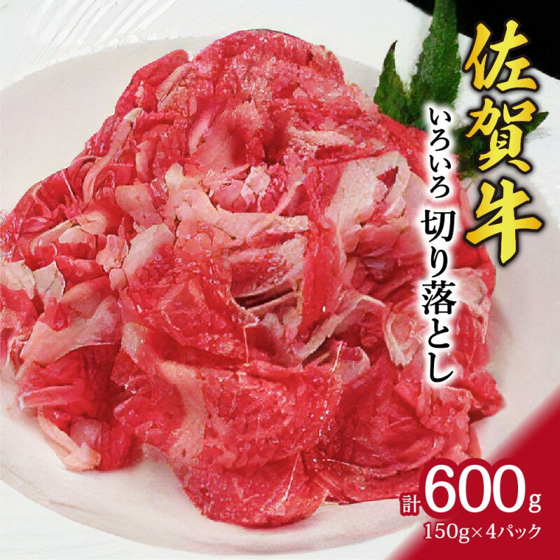 佐賀牛 いろいろ切り落とし小分けタイプ 150g×4