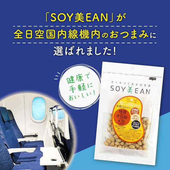 【ふるさと納税】大豆のお菓子 SOY美EAN 2袋セット（黒蜜きなこ・ブルーベリー） /宮本邦製菓 [UBN002]