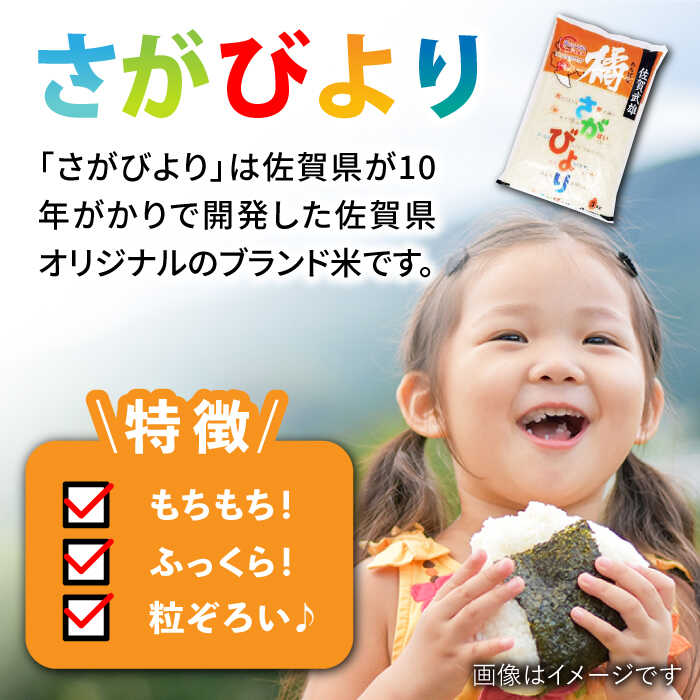 【ふるさと納税】【3回定期便】令和5年産 武雄市橘産 さがびより 10kg（5kg×2袋） /肥前糧食株式会社【配送エリア限定】 [UCL005]