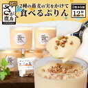 【ふるさと納税】【新感覚!!】そばの実をかけて食べるぷりん 2種 合計12個【売切必至!!かしま自然農園のこだわりが詰まった人気のプリン】「ザクッ!とろっ!甘じょっぱい!」「ザクッ!とろっ!香ばしい!」蕎麦の実プリン C-96