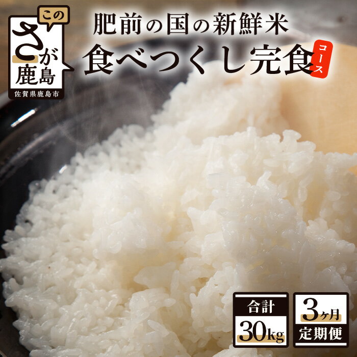 【ふるさと納税】数量限定 肥前の国 新鮮米 食べつくし 完食