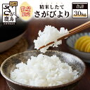 【ふるさと納税】【数量限定】令和5年産 お米マイスターセレクト！ 佐賀県 鹿島市産 さがびより 白米 30kg 米 お米 九州 精米 国産 九州産 鹿島市 送料無料 E-73