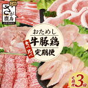 【ふるさと納税】【定期便3回】佐賀の「牛・豚・鶏」食べ比べ 