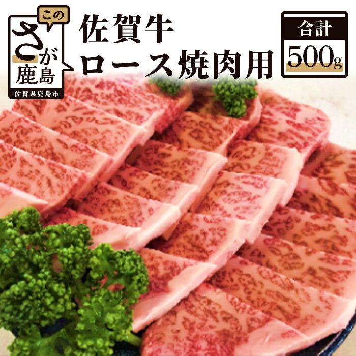 【ふるさと納税】高級肉 佐賀牛 ロース 焼肉用 500g 和牛 肉 佐賀 牛肉 佐賀県 鹿島市 冷凍 お中元 お歳暮 贈答品 プレゼント 敬老の日 父の日 母の日 ご褒美 満足 おすすめ 送料無料 E-29