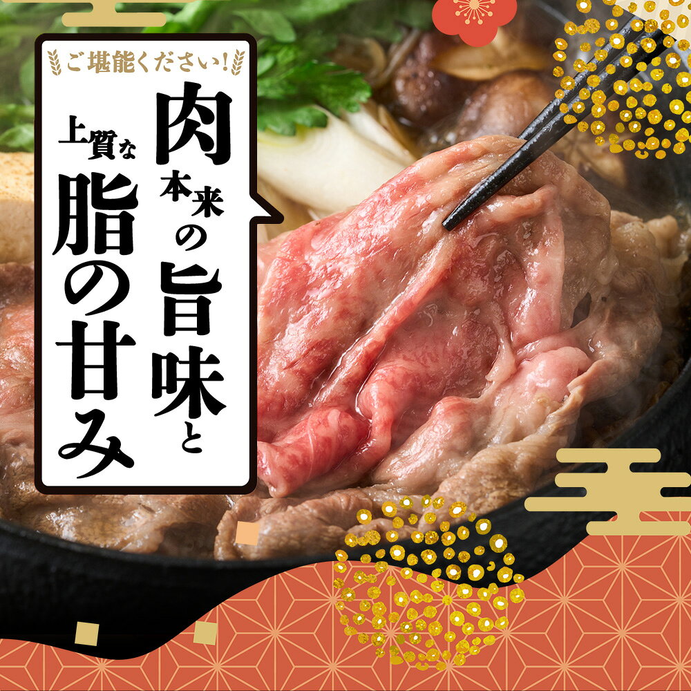 【ふるさと納税】高級肉 佐賀牛スライス ローススライス リブロース・肩ロース しゃぶしゃぶ・すきやき用 500g 佐賀牛 和牛 肉 佐賀 牛肉 冷凍 佐賀県 鹿島市 送料無料 E-30 f412074-kashima-10000038 佐賀県鹿島市 サンプル画像3