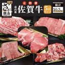 【ふるさと納税】【全3回定期便】佐賀牛 5点セット 総計10.2kg 和牛 佐賀 牛肉 牛 肉 佐賀産 佐賀県 鹿島市 年3回発送 冷凍 送料無料 W-3
