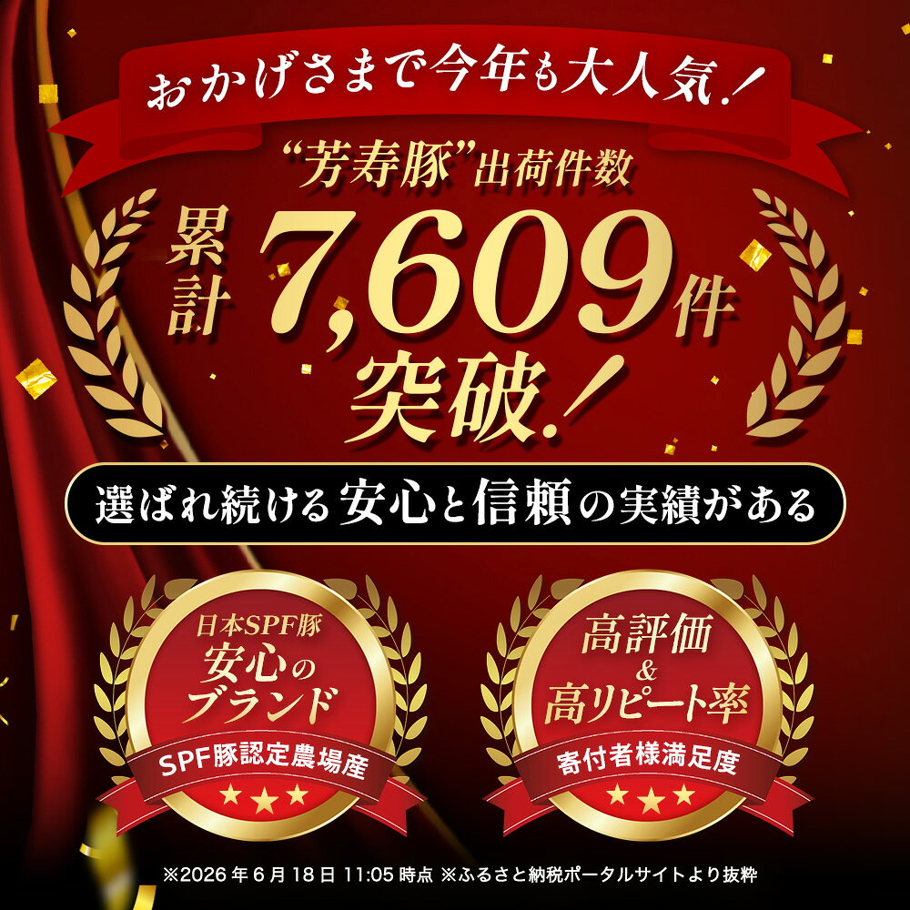 【ふるさと納税】 高評価★4.79 国産 ブランド豚 芳寿豚 食べ比べセット 計1.15～2.8kg 3種 or 4種 国産豚 小分け 真空 | 豚 詰め合わせ ロース スライス バラ モモ ウインナー しゃぶしゃぶ 冷凍 佐賀県 鹿島市 人気 送料無料 D-62 - Image 3