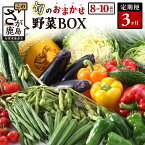 【ふるさと納税】【定期便】 野菜 定期便 旬の おまかせ 野菜 BOX 3回 8~10品目 | ふるさと納税 野菜 定期便 定期 やさい 野菜 セット 詰め合わせ 旬 新鮮 産地直送 大容量 ふるさと 佐賀県 鹿島市 人気 送料無料 C-47