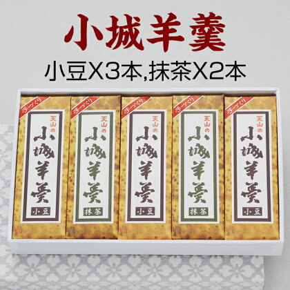 小城羊羹 断ち羊羹5本セット ギフト 和菓子 詰め合わせ 贈答用 スイーツ 佐賀 送料無料 【B105-001】