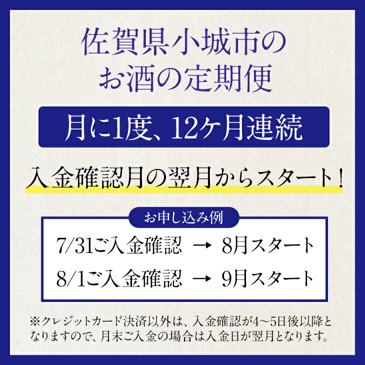 【ふるさと納税】【定期便】(12ヶ月連続お届け) 天山酒造 蔵元直 送便 送料無料 佐賀 日本酒 吟醸 大吟醸 飲み比べ ギフト お中元 お歳暮 アルコール フルーティー 辛口 人気 ランキング 【Q217-001】