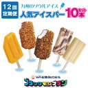 【ふるさと納税】【定期便】 (12ヶ月連続お届け) 竹下製菓人気アイス10本 夏休み特集 送料無料 九州限定 アイス クリーム スイーツ バニラ チョコ ミルク...