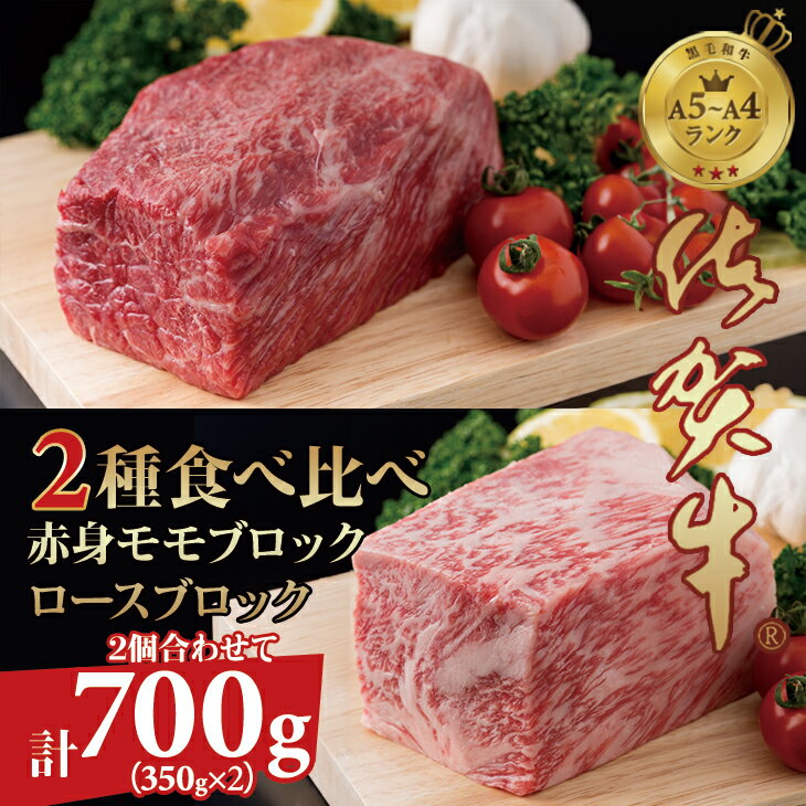 【ふるさと納税】 佐賀牛 プロ用ブロック肉 （ロース350g