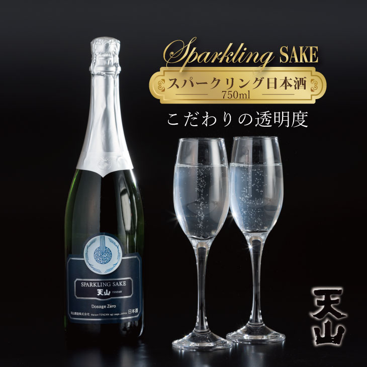 【ふるさと納税】 天山酒造 天山 スパークリング SAKE 750ml 日本酒 天山酒造 七田ブランド 【B160-001】