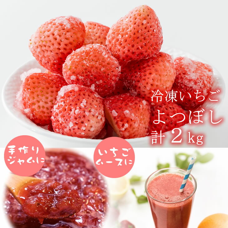 【ふるさと納税】 新種「 よつぼし 」 冷凍いちご（2kg）