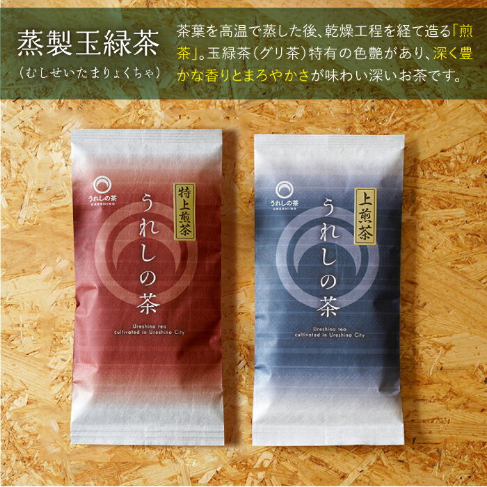 【ふるさと納税】うれしの茶 100g 6本 セット (特上煎茶×3・上煎茶×2・釜いり茶×1) 嬉野茶 茶 お茶 嬉野 緑茶 玉緑茶 釜炒り茶 ギフト プレゼント 贈物 佐賀県嬉野市/嬉野茶商工業協同組合 [NAA001]