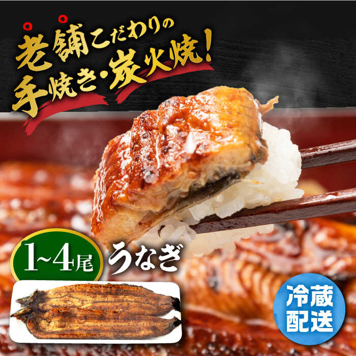 【ふるさと納税】うなぎ蒲焼 1尾 (手焼き炭火焼・タレ付き) うなぎ 鰻 ウナギ 国産 九州産 佐賀県嬉野市/中野鮮魚店 [NAI001]