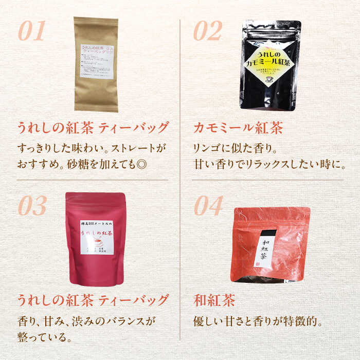 【ふるさと納税】うれしの紅茶 8袋セット 紅茶 和紅茶 茶 嬉野 うれしの 佐賀県嬉野市/うれしの紅茶振興協議会 [NAP002]