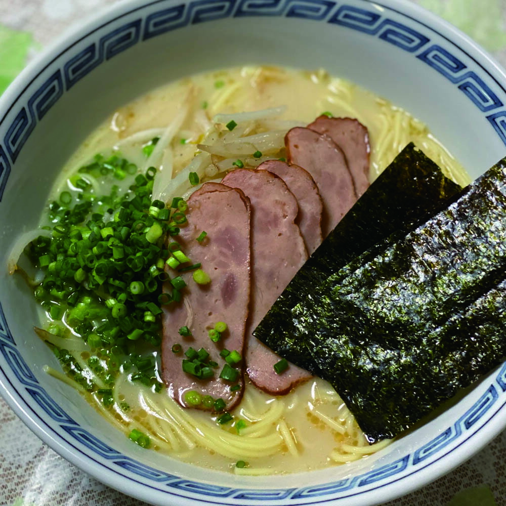 【ふるさと納税】麺が本物 井上のらーめん 二人前 スープの素付 【九州 佐賀県 名産品 神埼めん 麺が本物 神の白糸 らーめん 豚骨スープ】(H057111)