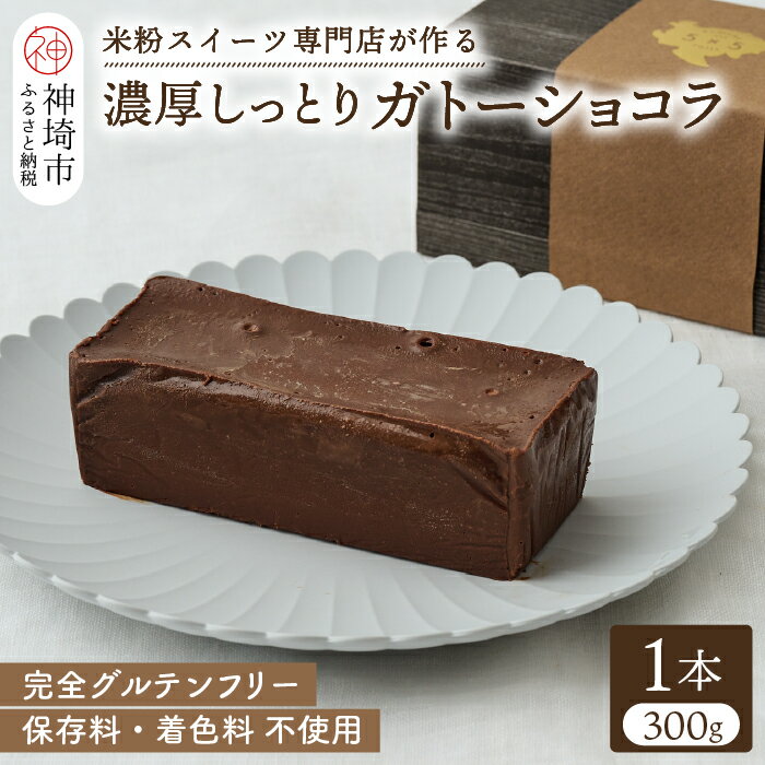 グルテンフリー専門店のつくる「濃厚しっとりガトーショコラ 300g」(H053229)