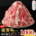 【ふるさと納税】【訳あり】佐賀牛切り落とし1,000g【冷凍 小分け 訳アリ わけあり 肉 人気 規格外 不揃い 佐賀牛 A5 A4 黒毛和牛 国産 a5 a4 佐賀県 神埼市 500g 1kg】 (H106102)