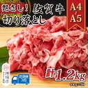 【ふるさと納税】【3か月定期便】艶さし!【A4~A5】佐賀牛切り落とし 400g×3回【肉 牛肉 ブランド牛 黒毛和牛 ふるさと納税】(H112172)