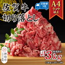 【ふるさと納税】【3か月定期便】艶さし!【A4〜A5】佐賀牛切り落とし 1kg(500g×2P)×3回【肉 牛肉 ブランド牛 黒毛和牛 ふるさと納税】(H112...