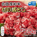 【ふるさと納税】【6か月定期便】訳あり!佐賀産和牛切り落とし 1.2kg(600g×2P)×6回【肉 牛肉 ブランド牛 黒毛和牛 ふるさと納税】(H112185)