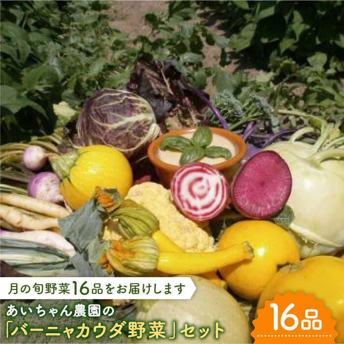 41位! 口コミ数「0件」評価「0」【16品】「バーニャカウダなどに♪」農薬に頼らない！カラダにやさしいお野菜の詰め合わせ【吉野ヶ里あいちゃん農園】[FAA033]