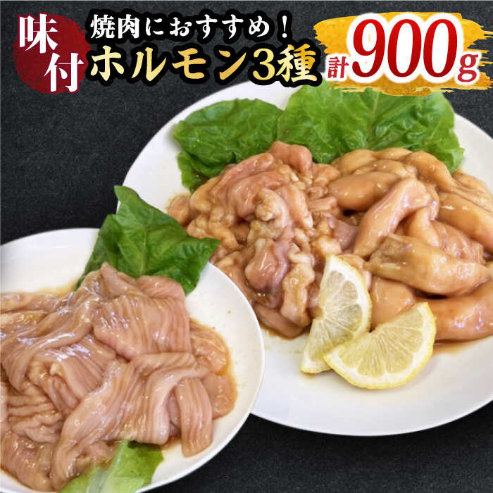 [大容量]プリプリで味わい深い!ホルモン専門店のホルモンセット900g(丸腸・上ホルモン・シマ腸各300g)[三田川ホルモン専門店]吉野ヶ里町/BBQ/焼肉 