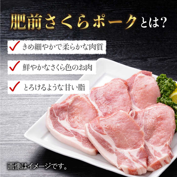 【ふるさと納税】とろけるような口どけ【佐賀のブランド豚】肥前さくらポーク とんかつ用ロース500g（100g×5枚）【佐賀県農業協同組合】 [FBE018]