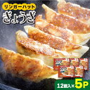 【ふるさと納税】<全て国産!>リンガーハットのぎょうざ12個×5パック / 餃子 ギョーザ 中華料理 弁当 おかず /吉野ヶ里町/リンガーフーズ [FBI029...