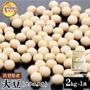 15位! 口コミ数「1件」評価「5」【お醤油屋さんも選ぶ大豆】佐賀県特別栽培Aランク 大豆 2kg 吉野ヶ里町/種まきの会 [FBO025]