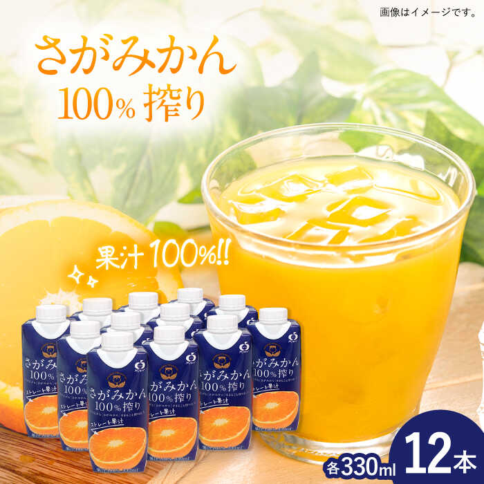 28位! 口コミ数「0件」評価「0」サンレイみかんジュース「さがみかん100％搾り」330ml×12本 吉野ヶ里町/リエンサーク [FCC017]