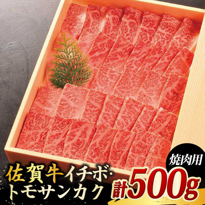 [BBQの目玉メニューに]佐賀牛イチボ・トモサンカク焼肉用合計500g 