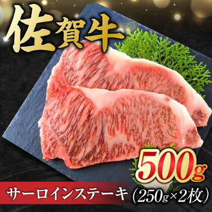 艶さし ！ 佐賀牛サーロインステーキセット 500g （ 250g ×2枚） 吉野ヶ里町 [FDB010]