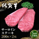 【ふるさと納税】【5カ月定期便】佐賀牛 サーロインステーキ 200g×2枚(計10枚)【佐賀牛 サーロインステーキ サーロイン ステーキ肉 濃厚 サシ 美味しい 絶品 やわらか クリスマス パーティー イベント お祝い ブランド肉 定期便 5か月定期】 J-R030307