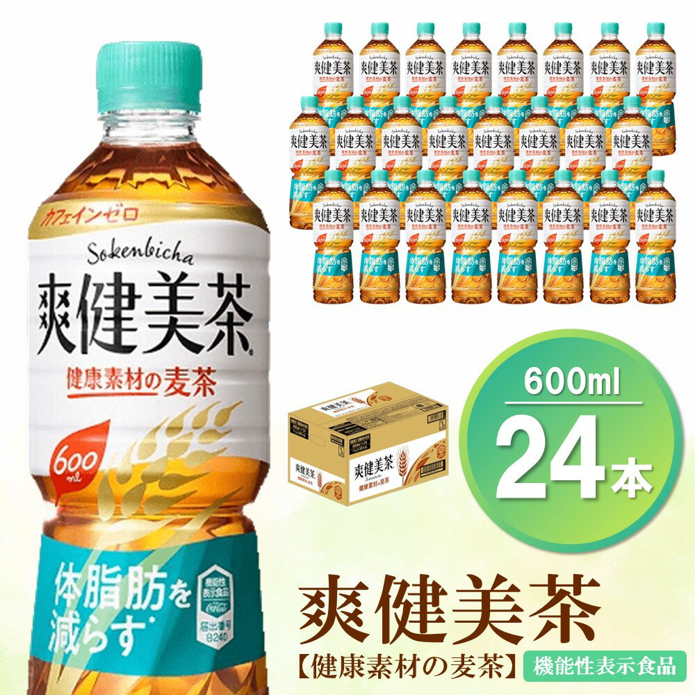 爽健美茶 健康素材の麦茶 600mlPET×24本(1ケース) A-R047041