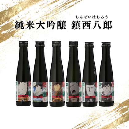 純米大吟醸 鎮西八郎 180ml瓶×6本　佐賀県 上峰町 日本酒 贈り物 贈答用 TheSAGA 認定酒 2022 春 源八郎 源為朝鎮西山 椿酵母 飲み切りサイズ