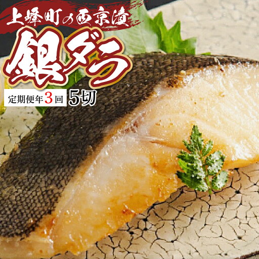 【ふるさと納税】熟練の味 西京漬け(銀ダラ) 5切 (定期便年3回) M-43 【ふるさと納税】熟練の味 西京漬け(銀ダラ) 5切 (定期便年3回) M-43