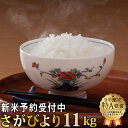 【ふるさと納税】令和元年産 新米さがびより(5.5kgx2袋...