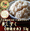 【ふるさと納税】 有機肥料を使った『夢しずく』玄米5kg（みやき町産）（CI447）