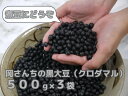 【ふるさと納税】佐賀県みやき町農家岡さんちの黒大豆クロダマル500g×3袋(BE019)