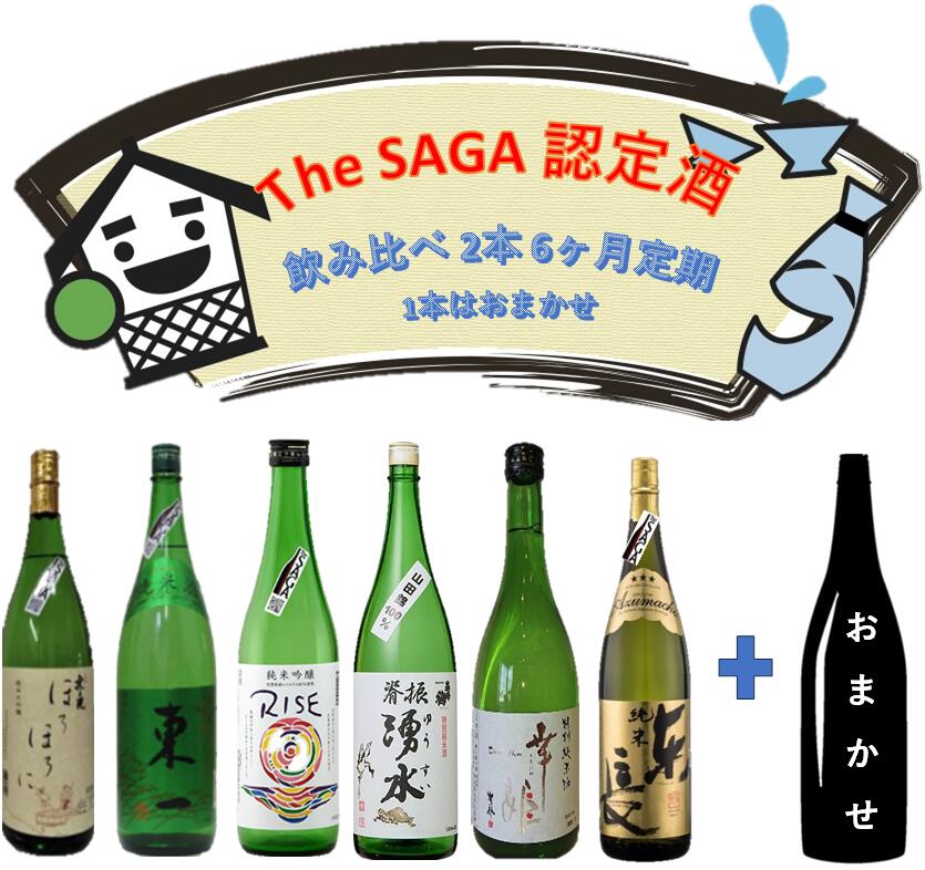 【ふるさと納税】The　SAGA認定酒　6カ月飲み比べ定期便（DV134）