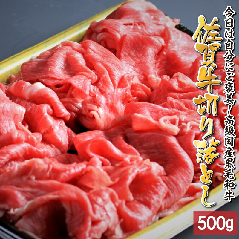 【ふるさと納税】丸福　佐賀牛切り落とし　500g