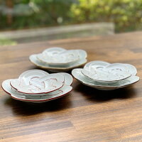 【ふるさと納税】まるふく有田焼田清窯梅むすび皿6枚セット【陶磁器】