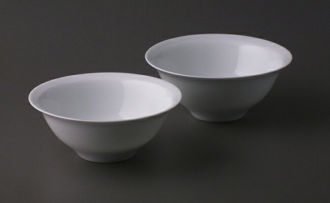 【ふるさと納税】佐賀県有田町 佳秀窯 西山正 ろくろ手作り 白磁ペア小鉢